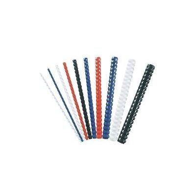 Baguettes de reliure plastiques - FELLOWES - A4 - 22 mm - 21 anneaux - Noir Noir - Publicité Baguettes de reliure plastiques - FELLOWES - A4 - 22 mm - 21 anneaux - Noir Noir - Publicité
