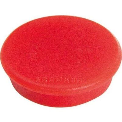FRANKEN - Lot de 10 aimants ronds 24 mm rouge - Force adhésive 300 g Rouge - Publicité FRANKEN - Lot de 10 aimants ronds 24 mm rouge - Force adhésive 300 g Rouge - Publicité