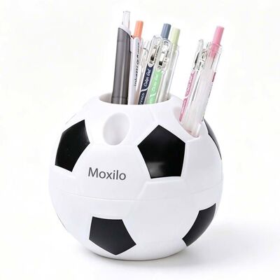 Porte-stylos - Moxilo - 105×105×95 cm Création de forme de football Rangement de bureau Adapté à la maison au bureau à l’école Blanc - Publicité Porte-stylos - Moxilo - 105×105×95 cm Création de forme de football Rangement de bureau Adapté à la maison au bureau à l’école Blanc - Publicité