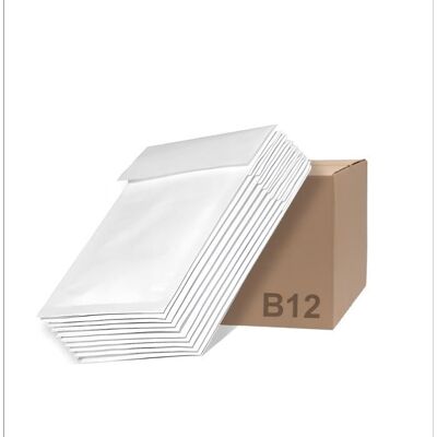 SANS MARQUE 50 x enveloppes à bulles pochettes matelassées envoi format B 12 x 21cm Blanc - Publicité SANS MARQUE 50 x enveloppes à bulles pochettes matelassées envoi format B 12 x 21cm Blanc - Publicité