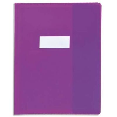 CALLIGRAPHE Protège cahier plastique épais opaque 24X32 violet - Publicité CALLIGRAPHE Protège cahier plastique épais opaque 24X32 violet - Publicité