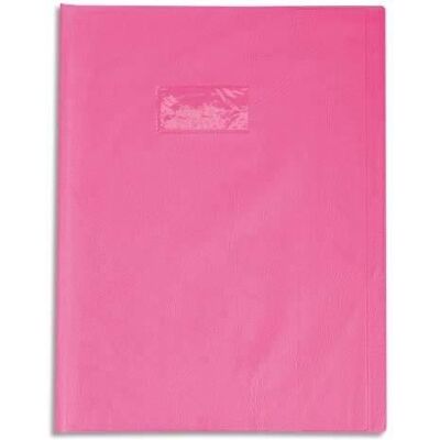 CALLIGRAPHE Protège cahier plastique épais opaque 24X32 rose - Publicité CALLIGRAPHE Protège cahier plastique épais opaque 24X32 rose - Publicité