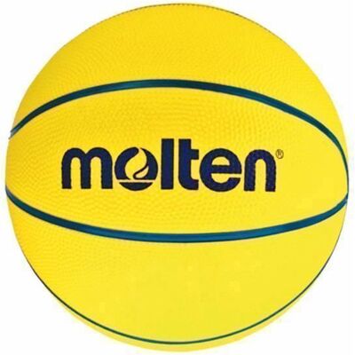 Ballon de basket SB4 T4 Molten Taille 4 Jaune - Publicité Ballon de basket SB4 T4 Molten Taille 4 Jaune - Publicité