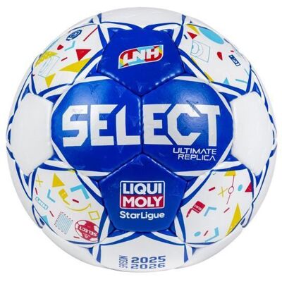 Ballon de Hand REPLICA LNH 2025-26 T2 Select Taille 2 Blanc - Publicité Ballon de Hand REPLICA LNH 2025-26 T2 Select Taille 2 Blanc - Publicité
