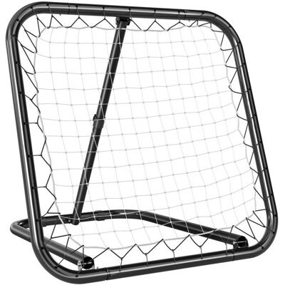 Filet de rebond de - football - HOMCOM - ajustable pliable portable 4 piquets fixation - PE - 78x84x78cm - noir blanc Noir - Publicité Filet de rebond de - football - HOMCOM - ajustable pliable portable 4 piquets fixation - PE - 78x84x78cm - noir blanc Noir - Publicité