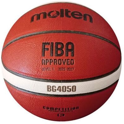 Ballon de Basket FFBB Orange - Modèle BG4050 T6 - Compétition - Publicité Ballon de Basket FFBB Orange - Modèle BG4050 T6 - Compétition - Publicité