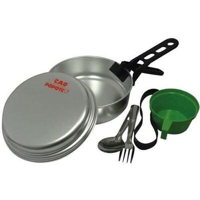 Ensemble de Cuisine de Camping en Aluminium Cao pour 1 Person - 7 Pièces - Publicité Ensemble de Cuisine de Camping en Aluminium Cao pour 1 Person - 7 Pièces - Publicité