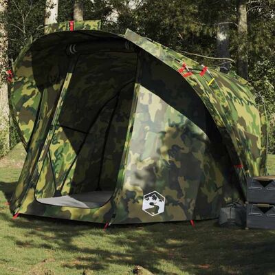 vidaXL Tente de pêche 4 personnes camouflage imperméable 4009397 Vert - Publicité vidaXL Tente de pêche 4 personnes camouflage imperméable 4009397 Vert - Publicité