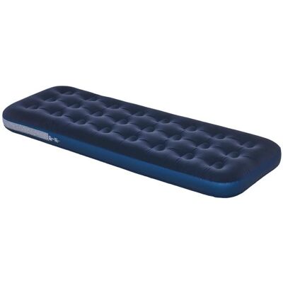 Matelas gonflable Outsunny simple lit pneumatique portable avec pompe à main intégrée surface floquée pour camping voyage - bleu Bleu - Publicité Matelas gonflable Outsunny simple lit pneumatique portable avec pompe à main intégrée surface floquée pour camping voyage - bleu Bleu - Publicité