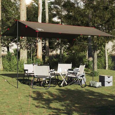Bâche de camping marron vidaXL 506x306 cm Imperméable - Camping Tarp - Publicité Bâche de camping marron vidaXL 506x306 cm Imperméable - Camping Tarp - Publicité