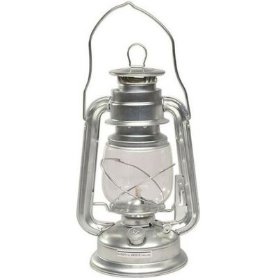 MIL-TEC Véritable Lampe à Pétrole Militaire en Zinc 23 cm Blanc - Publicité MIL-TEC Véritable Lampe à Pétrole Militaire en Zinc 23 cm Blanc - Publicité