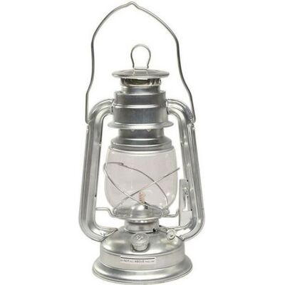 MIL-TEC Lampe à pétrole - Militaire - Zinc - 28 cm - 560 grammes - Usage occasionnel Blanc - Publicité MIL-TEC Lampe à pétrole - Militaire - Zinc - 28 cm - 560 grammes - Usage occasionnel Blanc - Publicité
