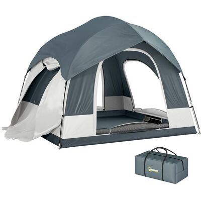 Tente de camping - Outsunny - compatible SUV - facile à monter - imperméable - 2-4 personnes - Oxford - 250x250x200cm - bleu foncé Bleu - Publicité Tente de camping - Outsunny - compatible SUV - facile à monter - imperméable - 2-4 personnes - Oxford - 250x250x200cm - bleu foncé Bleu - Publicité
