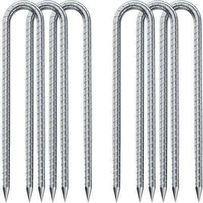 Generic Piquet D Ancrage - Lot De 6 - Acier Galvanisé - 30CM - Pour Tente Et Trampoline - Jardin ACCESSOIRES POUR PULVERISATEUR - Publicité Generic Piquet D Ancrage - Lot De 6 - Acier Galvanisé - 30CM - Pour Tente Et Trampoline - Jardin ACCESSOIRES POUR PULVERISATEUR - Publicité