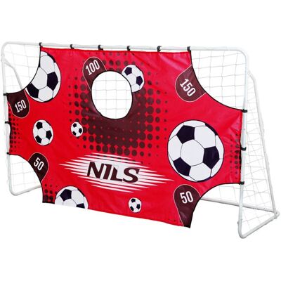 But de football Nils Extreme - 240x150cm, avec filet et panneau ciblage - Publicité But de football Nils Extreme - 240x150cm, avec filet et panneau ciblage - Publicité