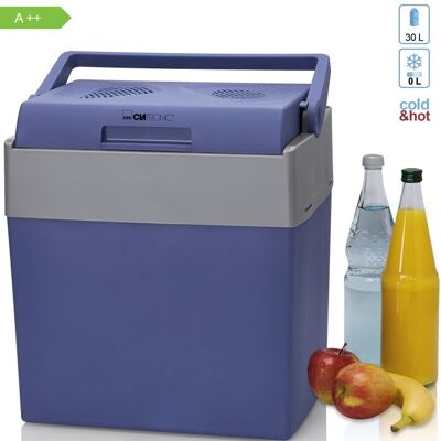 Glacière électrique 28 llitres 12V / 230V Voiture et Camping Clatronic KB 3714 600mAh Bleu Bleu - Publicité Glacière électrique 28 llitres 12V / 230V Voiture et Camping Clatronic KB 3714 600mAh Bleu Bleu - Publicité