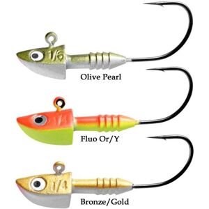 Berkley PowerJig N°4 Tête plombée Olive-Perla - Publicité Berkley PowerJig N°4 Tête plombée Olive-Perla - Publicité