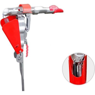 Support de Canne à Pêche - Pliable - Acier Inoxydable - Pour Pêche en Mer - Couleur Argent Rouge - Publicité Support de Canne à Pêche - Pliable - Acier Inoxydable - Pour Pêche en Mer - Couleur Argent Rouge - Publicité