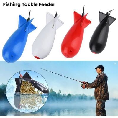 GOTOTOP Goodman-4PCS Carpettes de pêche Rockets Spod Bomb Pêche Poissons Feeders Pellet Rocket Feeder Float Bait Titulaire Maker Tackle Rou - Publicité GOTOTOP Goodman-4PCS Carpettes de pêche Rockets Spod Bomb Pêche Poissons Feeders Pellet Rocket Feeder Float Bait Titulaire Maker Tackle Rou - Publicité