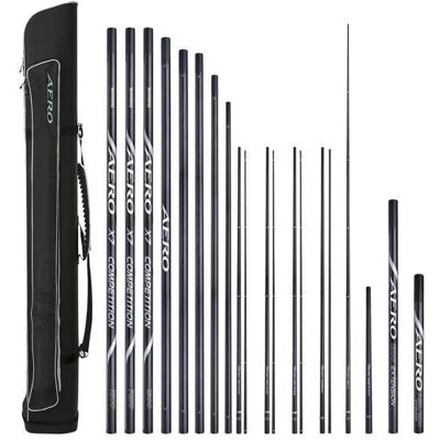 Canne coup Shimano AERO X7 - 16m - Carbone japonais - Haute performance Noir - Publicité Canne coup Shimano AERO X7 - 16m - Carbone japonais - Haute performance Noir - Publicité