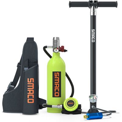 S400-C-GREEN SMACO Équipement de Plongée sous-Marine Réservoir Bouteille doxygène 1L Mini Bouteille de Plongée sous-Marine - Publicité S400-C-GREEN SMACO Équipement de Plongée sous-Marine Réservoir Bouteille doxygène 1L Mini Bouteille de Plongée sous-Marine - Publicité