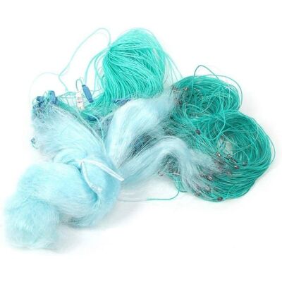 PEYSAITR Filet de pêche lourd à trois couches longueur 50 m hauteur 15 m avec flotteur accessoires de pêche filet dévier (4 doigts) - Publicité PEYSAITR Filet de pêche lourd à trois couches longueur 50 m hauteur 15 m avec flotteur accessoires de pêche filet dévier (4 doigts) - Publicité