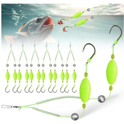 6 Pièces 8 Double Inversés Hamecon Peche Mer Bas Ligne Carpe Anti-Tangliers Pas Facile Daccrocher Plantes Aquatiques et Rochers - Publicité 6 Pièces 8 Double Inversés Hamecon Peche Mer Bas Ligne Carpe Anti-Tangliers Pas Facile Daccrocher Plantes Aquatiques et Rochers - Publicité