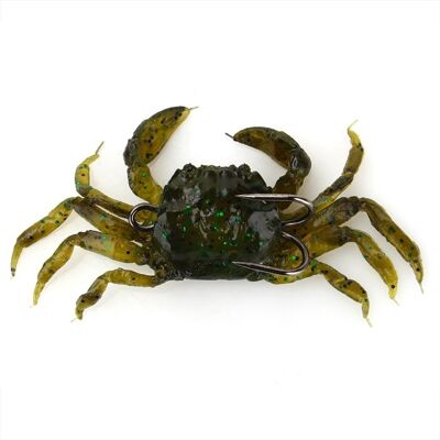 Leurre de pêche - OKUMGGYJ - 9 cm - 28 g - Couleur verte - Appât souple pour crabe Vert - Publicité Leurre de pêche - OKUMGGYJ - 9 cm - 28 g - Couleur verte - Appât souple pour crabe Vert - Publicité