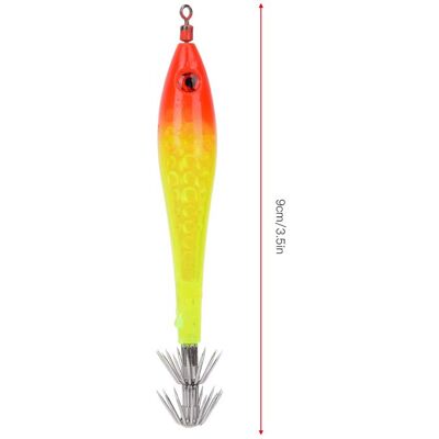 5pcs leurres calmars – Nosheir – hameçons phosphorescents 9 cm – pêche en mer/nuit – rouge tête vert clair - Publicité 5pcs leurres calmars – Nosheir – hameçons phosphorescents 9 cm – pêche en mer/nuit – rouge tête vert clair - Publicité