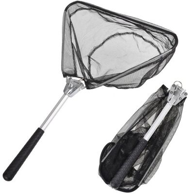 BEIJIYI Épuisette de pêche télescopique de 50 cm pour oiseaux poissons carpes truites attraper et relâcher 1 pièce - Publicité BEIJIYI Épuisette de pêche télescopique de 50 cm pour oiseaux poissons carpes truites attraper et relâcher 1 pièce - Publicité