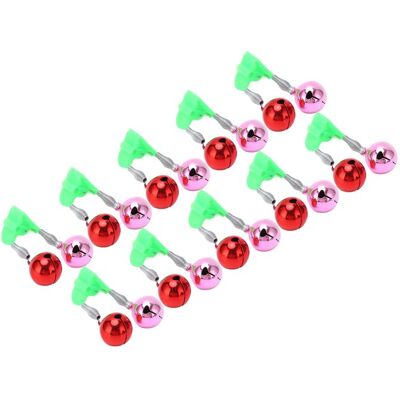 Lot de 10 alarmes de canne à pêche à double sonnerie clips de fixation avec 2 trous de tailles diff ACCESSOIRES FABRICATION MAISON - Publicité Lot de 10 alarmes de canne à pêche à double sonnerie clips de fixation avec 2 trous de tailles diff ACCESSOIRES FABRICATION MAISON - Publicité