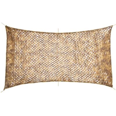 Filet de camouflage vidaXL avec sac de rangement - 506x279 cm - Sable - Publicité Filet de camouflage vidaXL avec sac de rangement - 506x279 cm - Sable - Publicité