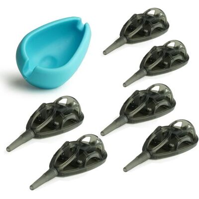 JVS Method Feeder Baskets avec moule S - Ensemble de paniers dalimentation avec moule - Méthode de pêche - 7 pièces - Pêche au Bleu - Publicité JVS Method Feeder Baskets avec moule S - Ensemble de paniers dalimentation avec moule - Méthode de pêche - 7 pièces - Pêche au Bleu - Publicité
