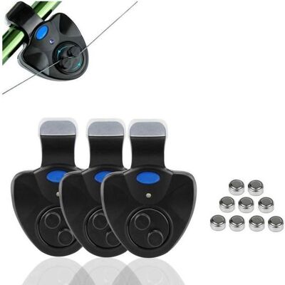 Détecteur de Touche Électronique - OKUMGGYJ - Lot de 3 - Sonore/LED - Sensible - Portable Noir - Publicité Détecteur de Touche Électronique - OKUMGGYJ - Lot de 3 - Sonore/LED - Sensible - Portable Noir - Publicité