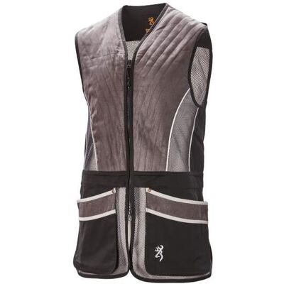 Gilet de Tir Browning Pro Sport Grey - S Gris - Publicité Gilet de Tir Browning Pro Sport Grey - S Gris - Publicité