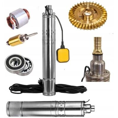 NAN POMPE À VIS PROFONDE AVEC FLOTTEUR POUR HYDROPHONE 75M 1500W - Publicité NAN POMPE À VIS PROFONDE AVEC FLOTTEUR POUR HYDROPHONE 75M 1500W - Publicité