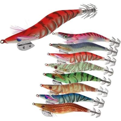 KJEHOME Leurre Turlutte - Non spécifié - 8 Pièces - Lumineux - Résistant à la corrosion - Pêche en mer Multicolore LEURRE DE PECHE - Publicité KJEHOME Leurre Turlutte - Non spécifié - 8 Pièces - Lumineux - Résistant à la corrosion - Pêche en mer Multicolore LEURRE DE PECHE - Publicité
