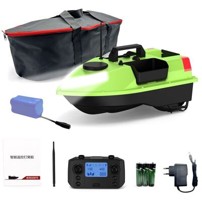 Bateau-Appât avec GPS et LED Multicolore -SALALIS- Télécommande 500m pour Pêche (Batterie 12000mAh) - Publicité Bateau-Appât avec GPS et LED Multicolore -SALALIS- Télécommande 500m pour Pêche (Batterie 12000mAh) - Publicité