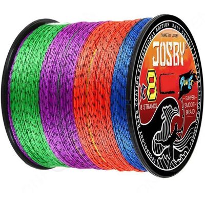 GAOLAO C Fil de peche 8 brins tressé PE résistant à labrasion 027 mm pour la pêche en mer et en eau douce plus résistante NYLON - Publicité GAOLAO C Fil de peche 8 brins tressé PE résistant à labrasion 027 mm pour la pêche en mer et en eau douce plus résistante NYLON - Publicité
