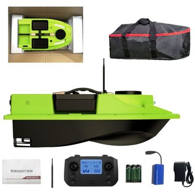 Bateau Appât Télépiloté - SALALIS - 2KG Charge GPS 99 Points 4 Réservoirs pour Pêche Loisir Vert - Publicité Bateau Appât Télépiloté - SALALIS - 2KG Charge GPS 99 Points 4 Réservoirs pour Pêche Loisir Vert - Publicité