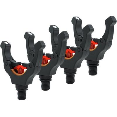 Lot de 4 Connecteur de Support la pêche de la Carpe magnétique Magique tête de Support Noir - Publicité Lot de 4 Connecteur de Support la pêche de la Carpe magnétique Magique tête de Support Noir - Publicité