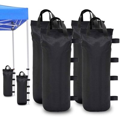 PNUATICM Sacs Lest Sable pour Tentes Barnum Pliant Poids Lesté pour TonnelleNoir 4 Pièces/Ensemble,Sac lestage Sable(Noir Sac de Sable) Noir - Publicité PNUATICM Sacs Lest Sable pour Tentes Barnum Pliant Poids Lesté pour TonnelleNoir 4 Pièces/Ensemble,Sac lestage Sable(Noir Sac de Sable) Noir - Publicité
