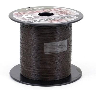 Ligne de pêche - RCG Carp Gear - Tressée 8 brins - 35lbs - Marron - 1000mm Marron - Publicité Ligne de pêche - RCG Carp Gear - Tressée 8 brins - 35lbs - Marron - 1000mm Marron - Publicité