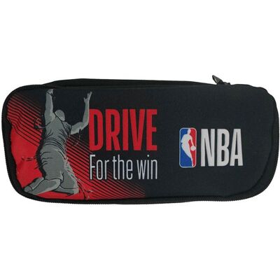 NBA BASKET USA Trousse NBA Drive for Win! 23 CM - 2 Cpt Noir - Publicité NBA BASKET USA Trousse NBA Drive for Win! 23 CM - 2 Cpt Noir - Publicité