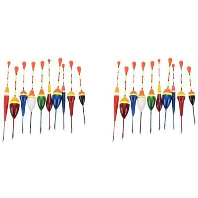 20Pcsensemble de Flotteurs de Pêche Bouée Bouchon Fluctuer Mixte Taille Couleur Flotteurs Bouée Pesca Lampe Bâton Flotteurs-keeper - Publicité 20Pcsensemble de Flotteurs de Pêche Bouée Bouchon Fluctuer Mixte Taille Couleur Flotteurs Bouée Pesca Lampe Bâton Flotteurs-keeper - Publicité