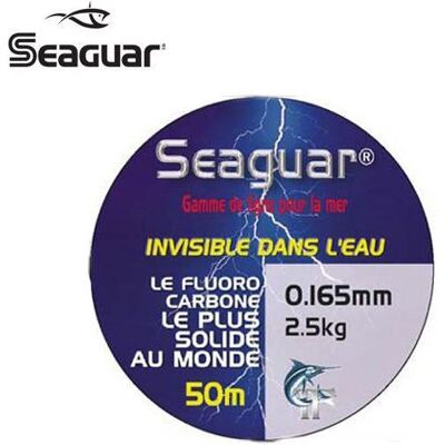 Fil de pêche - SEAGUAR - ACE - Fluorocarbone 50 m - 0.52 mm - Résistance exceptionnelle - Publicité Fil de pêche - SEAGUAR - ACE - Fluorocarbone 50 m - 0.52 mm - Résistance exceptionnelle - Publicité