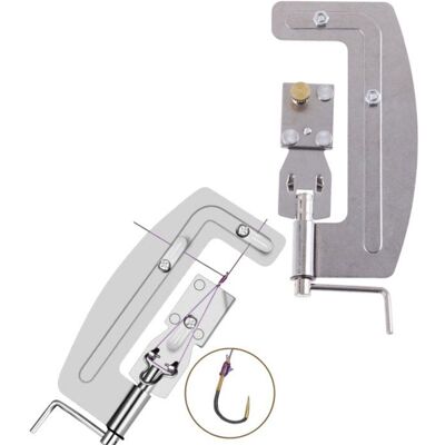 Outil Noueur Hameçon Inox Tendeur Ligne De Pêche Modèle Monobloc 103 x 5 cm Accessoire Pêche Kayak/Glace Gris - Publicité Outil Noueur Hameçon Inox Tendeur Ligne De Pêche Modèle Monobloc 103 x 5 cm Accessoire Pêche Kayak/Glace Gris - Publicité