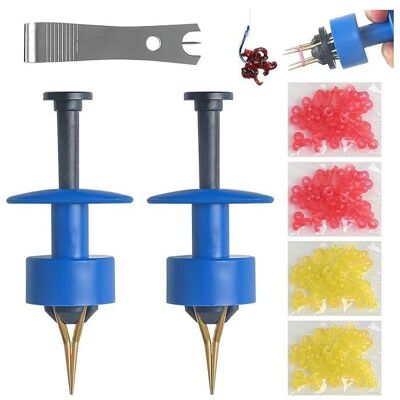 JBNIUAY 1100 Micro-Anneaux en Caoutchouc Rouge et Jaune avec 2 Leurres à Pellets - Accessoires de Pêche à la Carpe et Appâts de Granulés - Publicité JBNIUAY 1100 Micro-Anneaux en Caoutchouc Rouge et Jaune avec 2 Leurres à Pellets - Accessoires de Pêche à la Carpe et Appâts de Granulés - Publicité