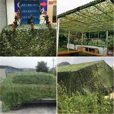 Filet de Camouflage - Woodlands - 4X5M - Résistant - Durable - Camouflage de jungle Vert - Publicité Filet de Camouflage - Woodlands - 4X5M - Résistant - Durable - Camouflage de jungle Vert - Publicité