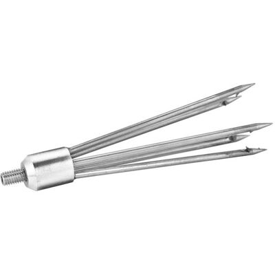 Shipenophy Lance de pêche Fourche de pêche en acier inoxydable Durable harpon à poisson tête de vis de 8mm sport peche Gris - Publicité Shipenophy Lance de pêche Fourche de pêche en acier inoxydable Durable harpon à poisson tête de vis de 8mm sport peche Gris - Publicité